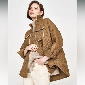 NWT Brand new Mirth Kyoto Jacket in quilted tannin size medium.